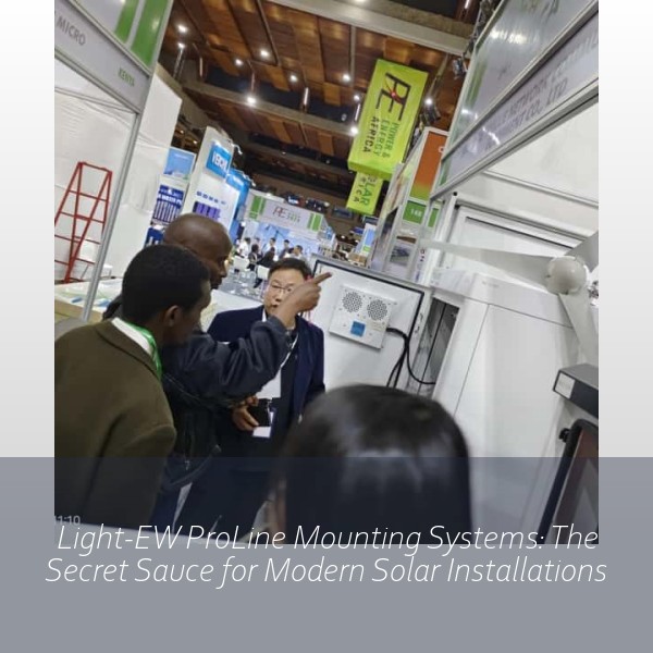 Light-EW ProLine Mounting Systems: The Secret Sauce for Modern Solar Installations