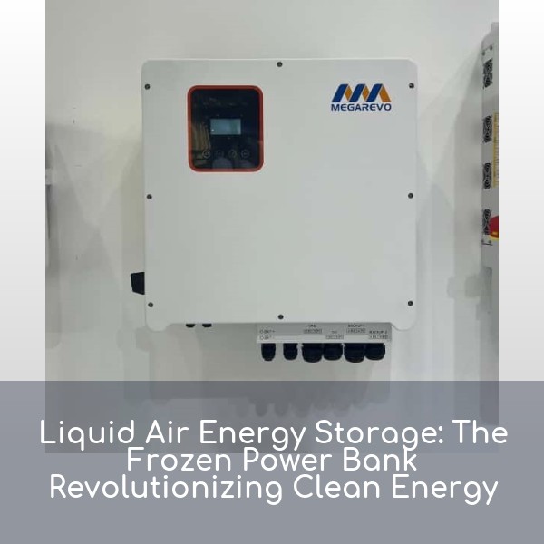 Liquid Air Energy Storage: The Frozen Power Bank Revolutionizing Clean Energy
