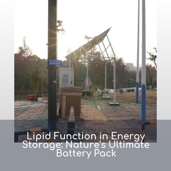 Lipid Function in Energy Storage: Nature's Ultimate Battery Pack