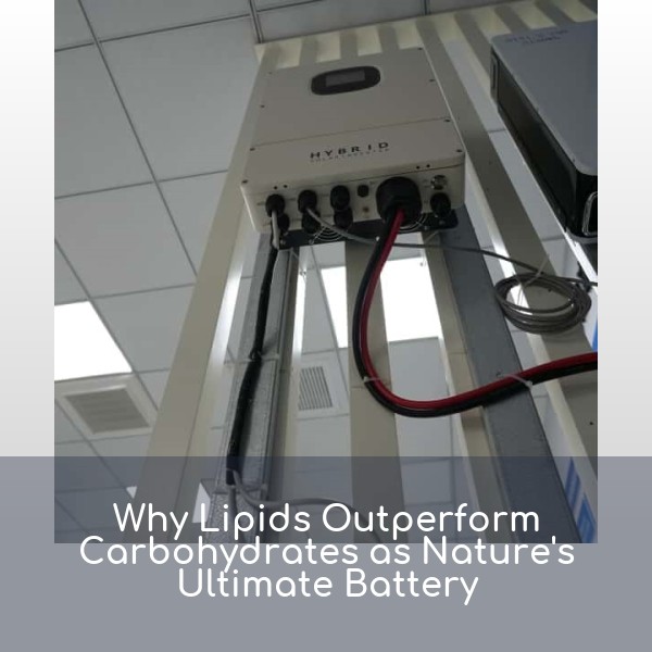Why Lipids Outperform Carbohydrates as Nature's Ultimate Battery