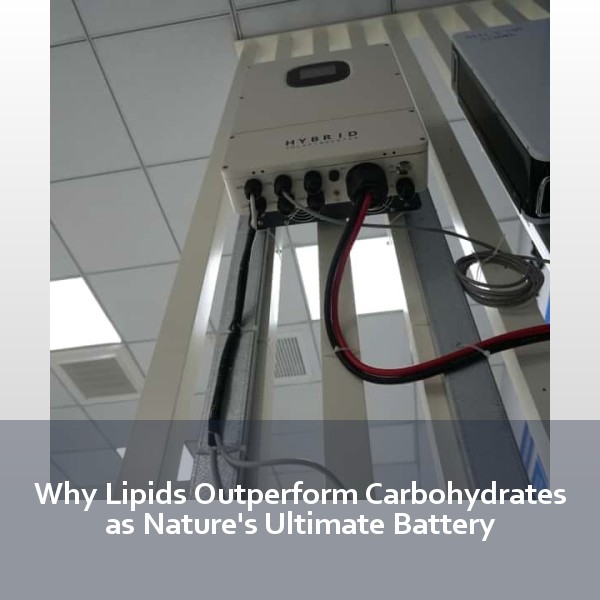 Why Lipids Outperform Carbohydrates as Nature's Ultimate Battery