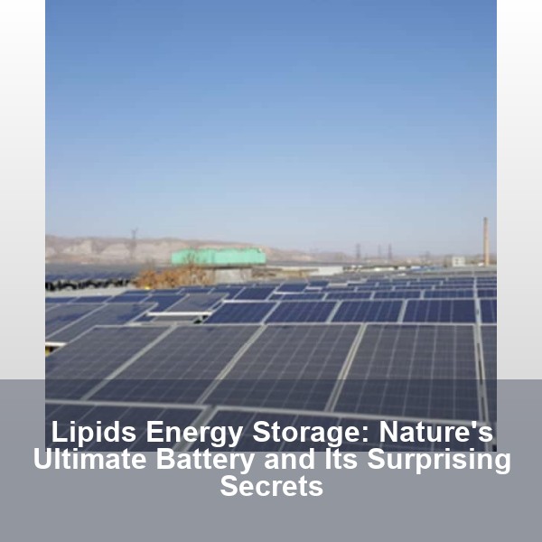 Lipids Energy Storage: Nature's Ultimate Battery and Its Surprising Secrets
