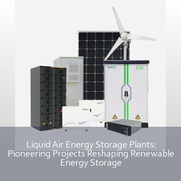 Liquid Air Energy Storage Plants: Pioneering Projects Reshaping Renewable Energy Storage
