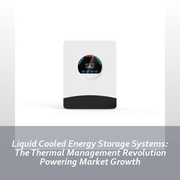Liquid Cooled Energy Storage Systems: The Thermal Management Revolution Powering Market Growth