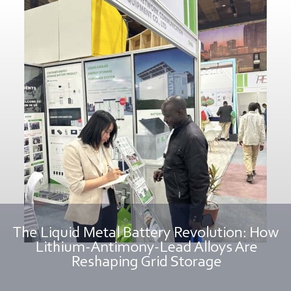 The Liquid Metal Battery Revolution: How Lithium-Antimony-Lead Alloys Are Reshaping Grid Storage