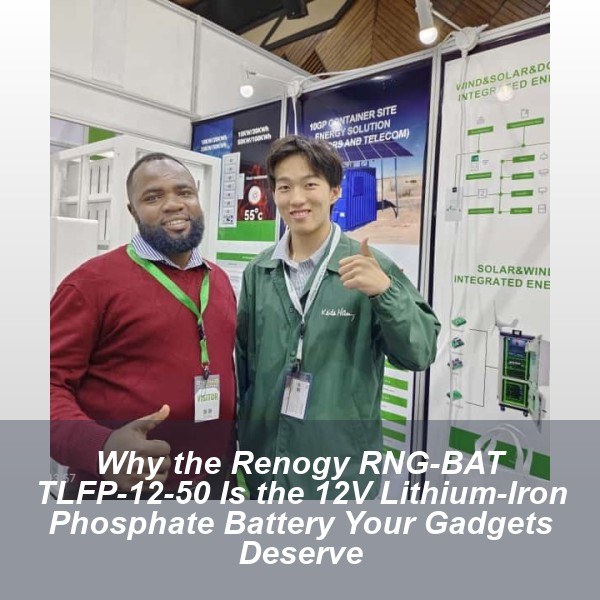Why the Renogy RNG-BAT TLFP-12-50 Is the 12V Lithium-Iron Phosphate Battery Your Gadgets Deserve