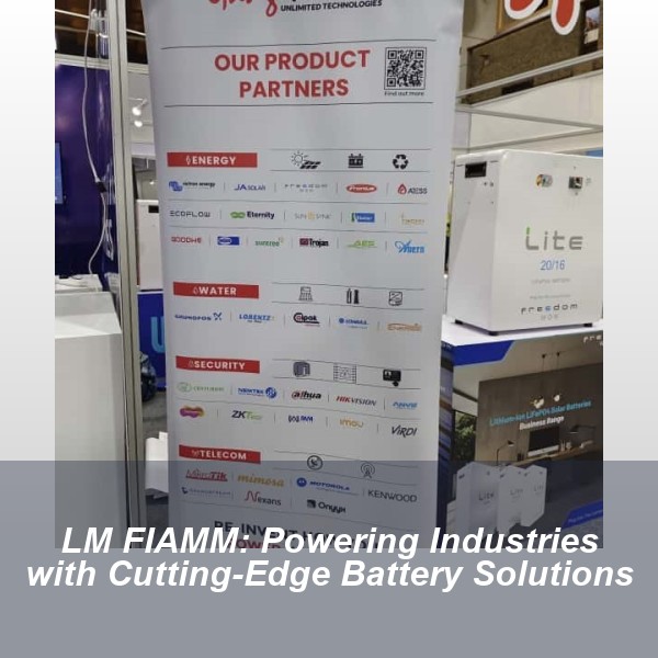 LM FIAMM: Powering Industries with Cutting-Edge Battery Solutions