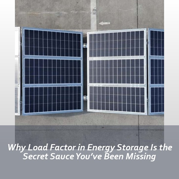 Why Load Factor in Energy Storage Is the Secret Sauce You’ve Been Missing