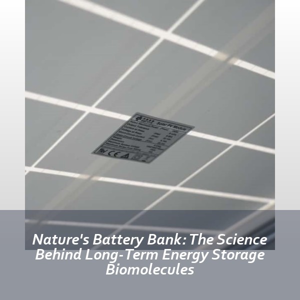 Nature's Battery Bank: The Science Behind Long-Term Energy Storage Biomolecules