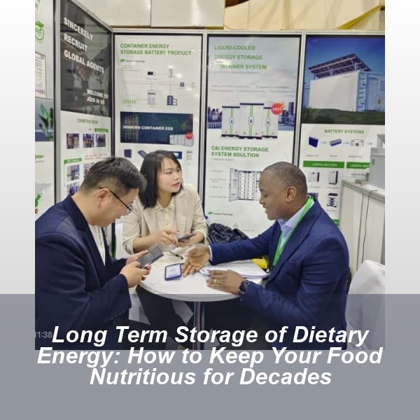 Long Term Storage of Dietary Energy: How to Keep Your Food Nutritious for Decades