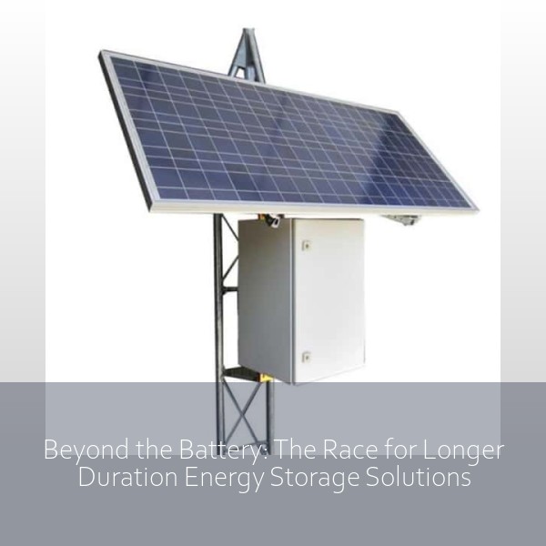 Beyond the Battery: The Race for Longer Duration Energy Storage Solutions