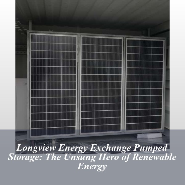 Longview Energy Exchange Pumped Storage: The Unsung Hero of Renewable Energy