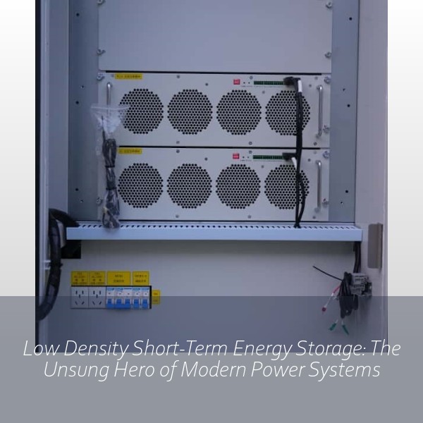 Low Density Short-Term Energy Storage: The Unsung Hero of Modern Power Systems