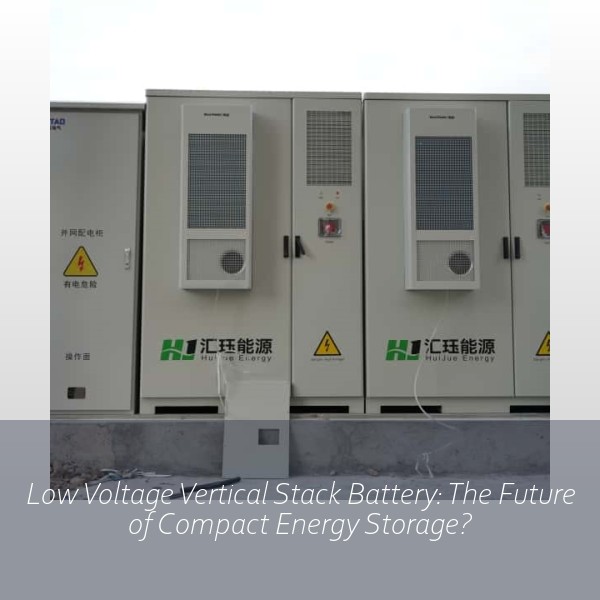 Low Voltage Vertical Stack Battery: The Future of Compact Energy Storage?