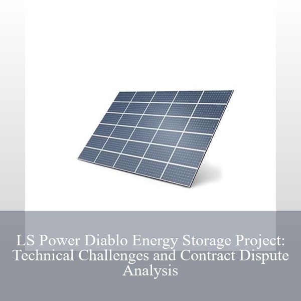 LS Power Diablo Energy Storage Project: Technical Challenges and Contract Dispute Analysis