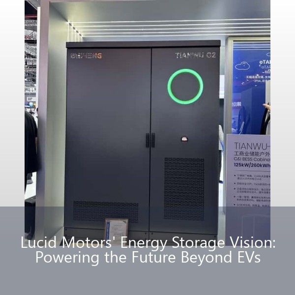 Lucid Motors' Energy Storage Vision: Powering the Future Beyond EVs