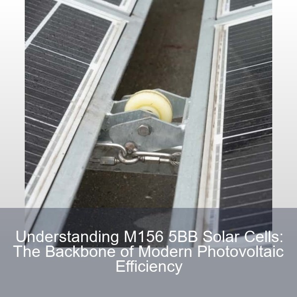 Understanding M156 5BB Solar Cells: The Backbone of Modern Photovoltaic Efficiency