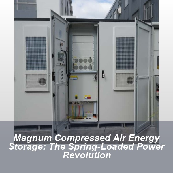 Magnum Compressed Air Energy Storage: The Spring-Loaded Power Revolution