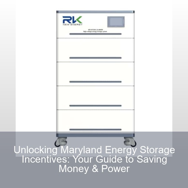 Unlocking Maryland Energy Storage Incentives: Your Guide to Saving Money & Power