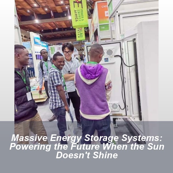 Massive Energy Storage Systems: Powering the Future When the Sun Doesn't Shine