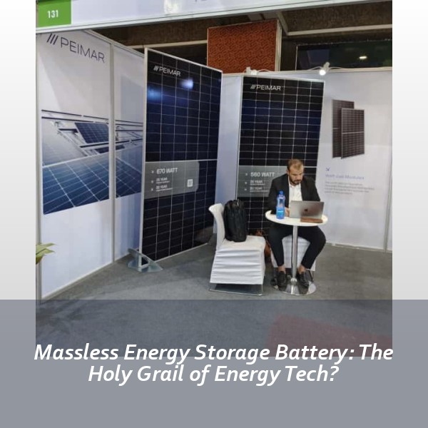 Massless Energy Storage Battery: The Holy Grail of Energy Tech?