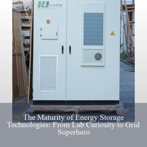 The Maturity of Energy Storage Technologies: From Lab Curiosity to Grid Superhero