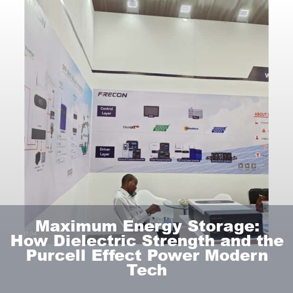 Maximum Energy Storage: How Dielectric Strength and the Purcell Effect Power Modern Tech