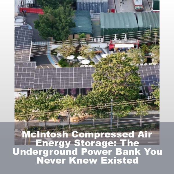 McIntosh Compressed Air Energy Storage: The Underground Power Bank You Never Knew Existed
