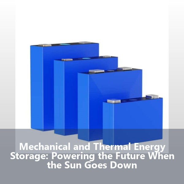 Mechanical and Thermal Energy Storage: Powering the Future When the Sun Goes Down