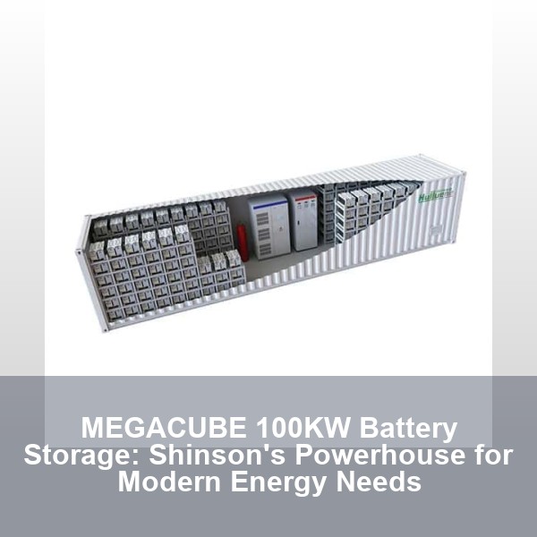MEGACUBE 100KW Battery Storage: Shinson's Powerhouse for Modern Energy Needs