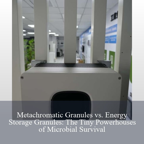 Metachromatic Granules vs. Energy Storage Granules: The Tiny Powerhouses of Microbial Survival