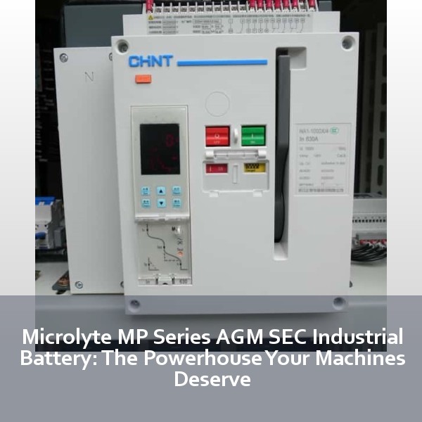 Microlyte MP Series AGM SEC Industrial Battery: The Powerhouse Your Machines Deserve
