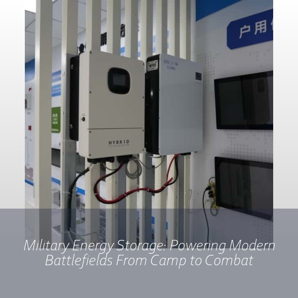 Military Energy Storage: Powering Modern Battlefields From Camp to Combat