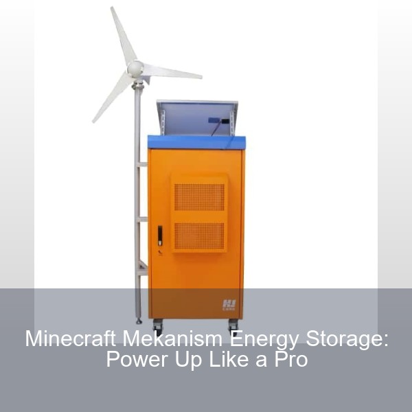 Minecraft Mekanism Energy Storage: Power Up Like a Pro