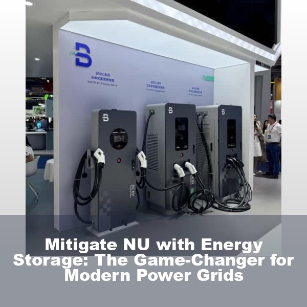 Mitigate NU with Energy Storage: The Game-Changer for Modern Power Grids
