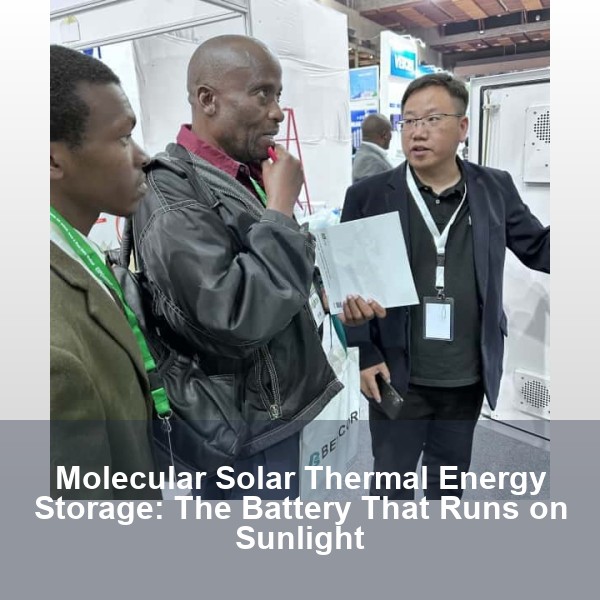 Molecular Solar Thermal Energy Storage: The Battery That Runs on Sunlight
