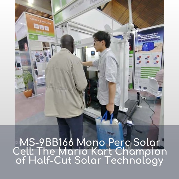 MS-9BB166 Mono Perc Solar Cell: The Mario Kart Champion of Half-Cut Solar Technology