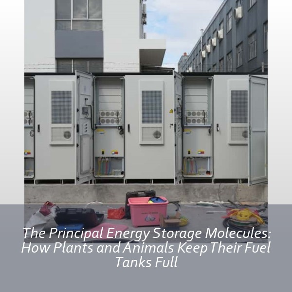 The Principal Energy Storage Molecules: How Plants and Animals Keep Their Fuel Tanks Full