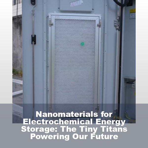 Nanomaterials for Electrochemical Energy Storage: The Tiny Titans Powering Our Future
