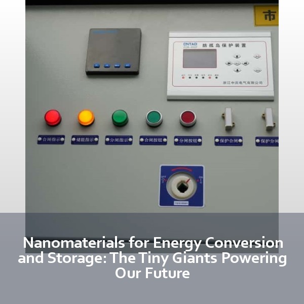 Nanomaterials for Energy Conversion and Storage: The Tiny Giants Powering Our Future