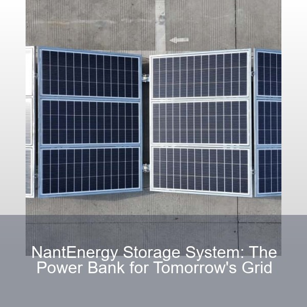 NantEnergy Storage System: The Power Bank for Tomorrow's Grid