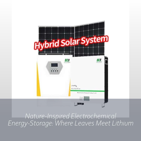 Nature-Inspired Electrochemical Energy-Storage: Where Leaves Meet Lithium