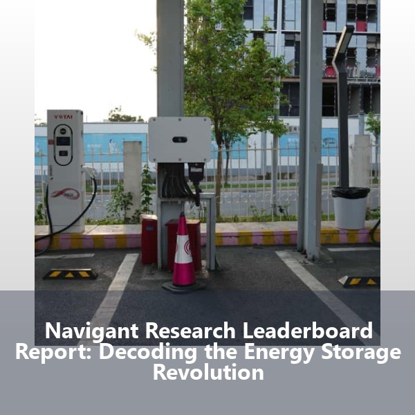 Navigant Research Leaderboard Report: Decoding the Energy Storage Revolution