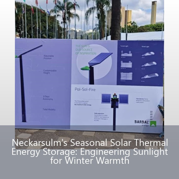 Neckarsulm's Seasonal Solar Thermal Energy Storage: Engineering Sunlight for Winter Warmth