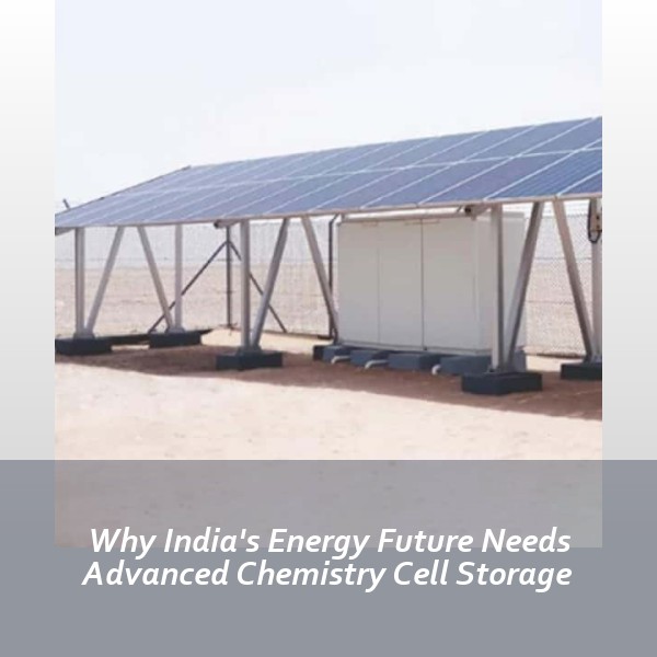Why India's Energy Future Needs Advanced Chemistry Cell Storage