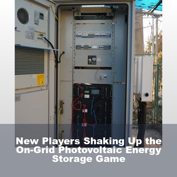New Players Shaking Up the On-Grid Photovoltaic Energy Storage Game