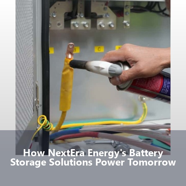 How NextEra Energy's Battery Storage Solutions Power Tomorrow
