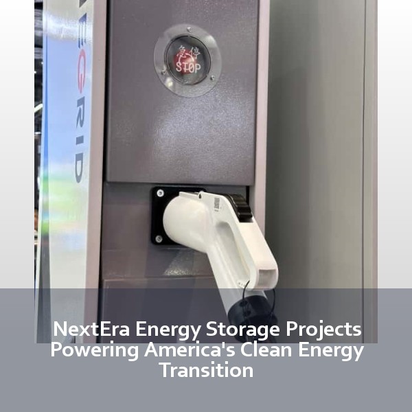 NextEra Energy Storage Projects Powering America's Clean Energy Transition