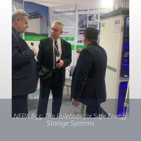 NFPA 855: The Rulebook for Safe Energy Storage Systems