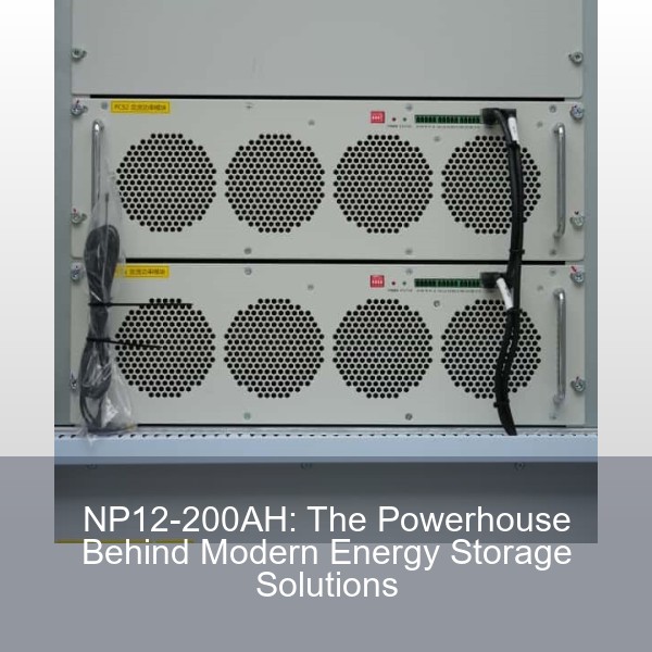 NP12-200AH: The Powerhouse Behind Modern Energy Storage Solutions